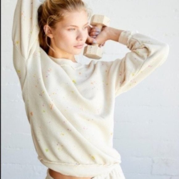 FREE PEOPLE Make it Count Sweatshirt - Small NWT - Picture 3 of 4